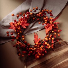 Podzimní věneček, 25 cm