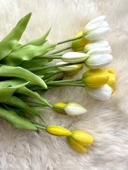 Silikonové realistické tulipány, výběr ze 2 typů