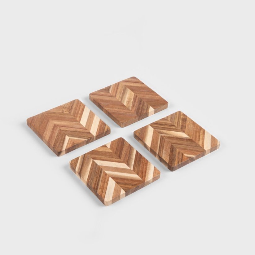 Dřevěné podložky, 4ks