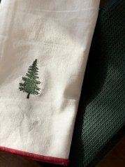 Sada 2 svátečních utěrek CHRISTMAS TREE