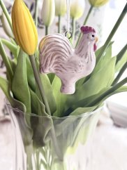 Keramická slepička/kohout, výběr ze 2 typů