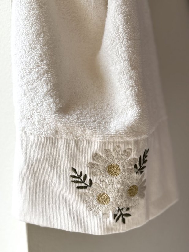 Jarní osuška na ruce, výběr ze 2 typů - Typ : Se žlutou výšivkou