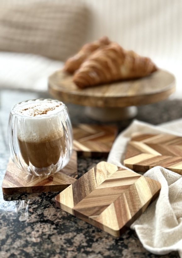 Dřevěné podložky, 4ks