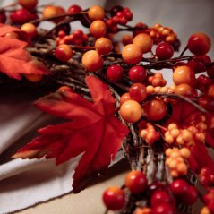 Podzimní věneček, 25 cm