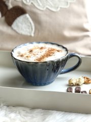 Keramický šálek CALM, modrý