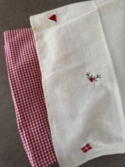 Sada 2 svátečních utěrek HOLLY JOLLY