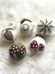 Plstěná závěsná ozdoba, výběr z 5 typů