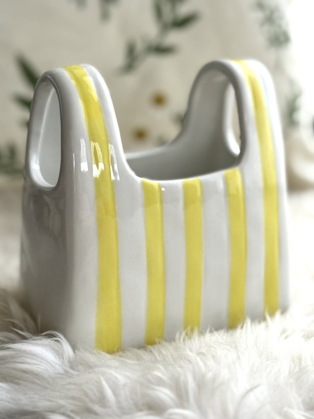 Keramická váza PURSE