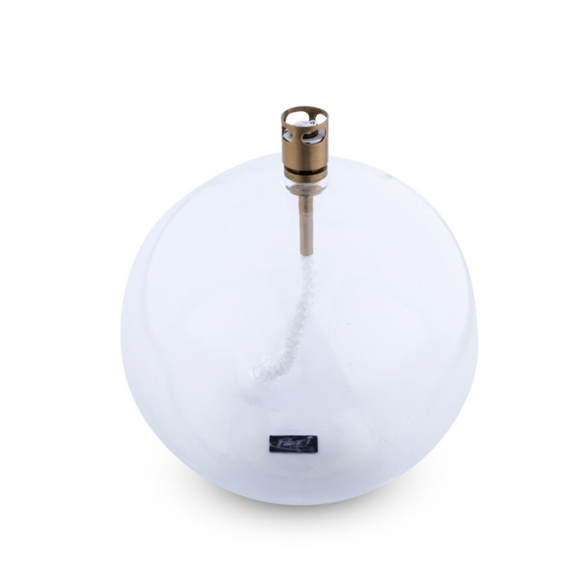 Olejová lampa PeriDesign BALL L, mosazný okraj