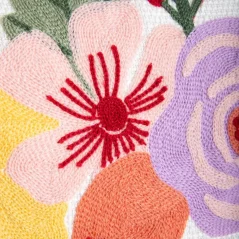 Bohatě vyšívaný povlak FLOWERS