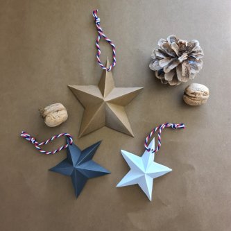 DIY Papírové hvězdy