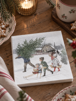 Papírové ubrousky Elsa Beskow