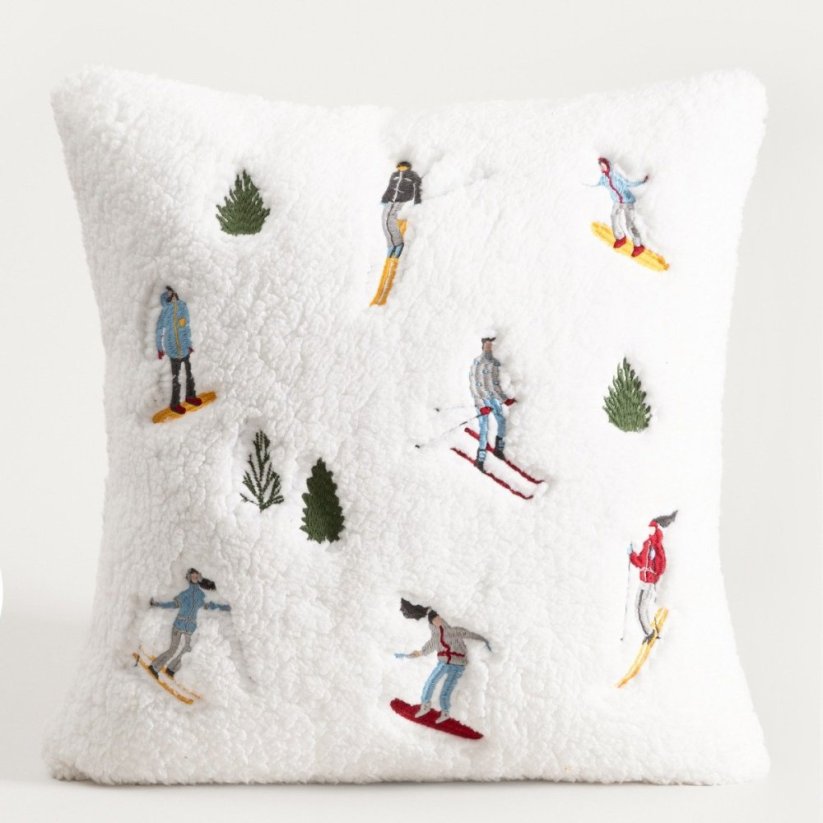 Povlak na polštář FLUFFY SKIERS