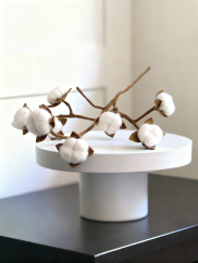 Plstěná květina BAVLNÍK