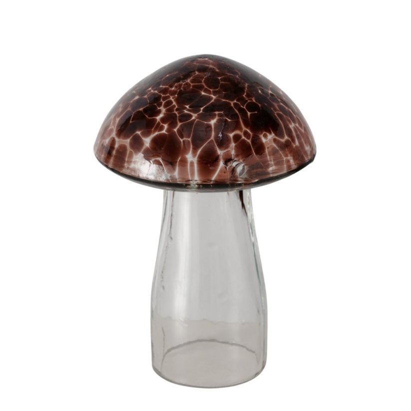 Skleněné dekorační houbičky, výběr ze 2 typů - Typ : Širší klobouček