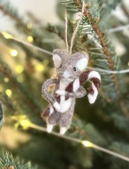 Plstěné myšky s lízátky, 2 typy