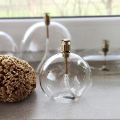 Olejová lampa DISC, mosazný okraj