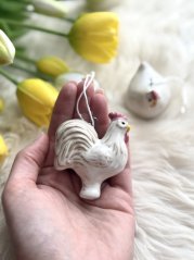 Keramická slepička/kohout, výběr ze 2 typů