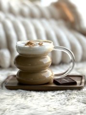 Skleněný hrneček BUBBLY MUG