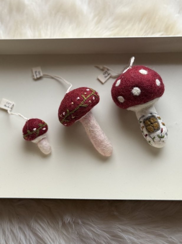 Plstěné houby - výběr ze tří typů