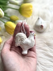 Keramická slepička/kohout, výběr ze 2 typů