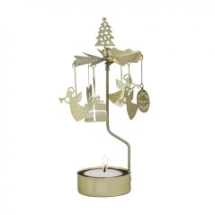 Švédský vánoční kolotoč na svíčku ,,CHRISTMAS GOLD"