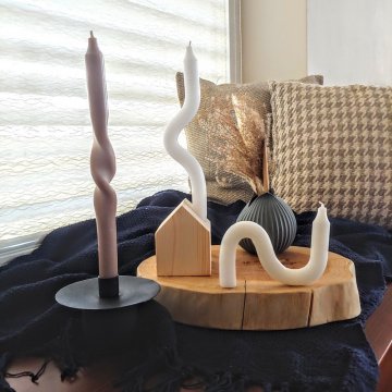 ,,DIY kroucené svíčky"