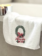 Vánoční osuška na ruce