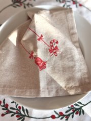 Sada 2 látkových ubrousků BELL